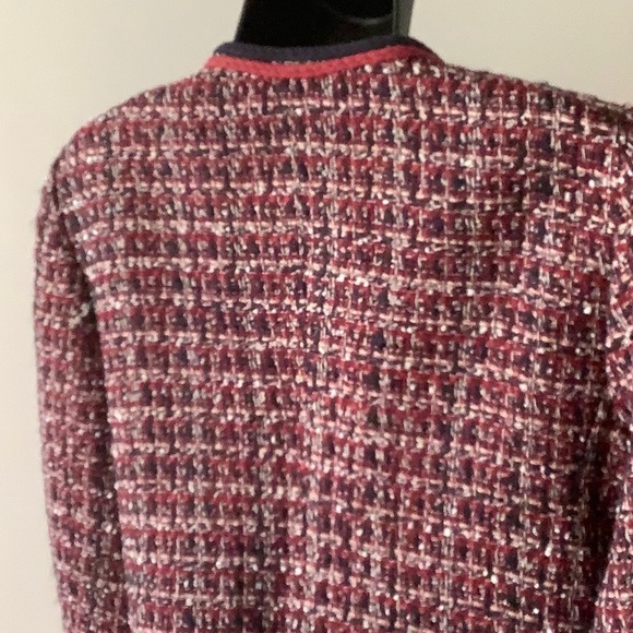 Talbots Tweed Blazer with Gold Buttons and Pockets Size 8 - Picture 10 of 14